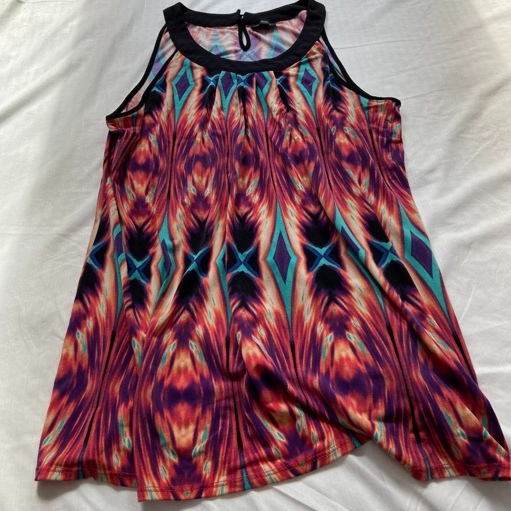 Sleeveless Jersy swing tunic top